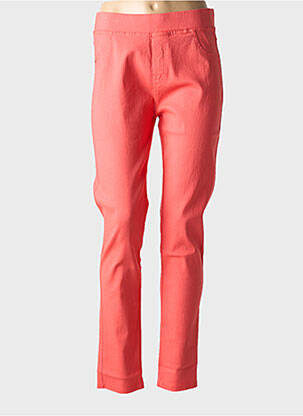 Jegging tissage denim taille normale orange CHRISTY femme