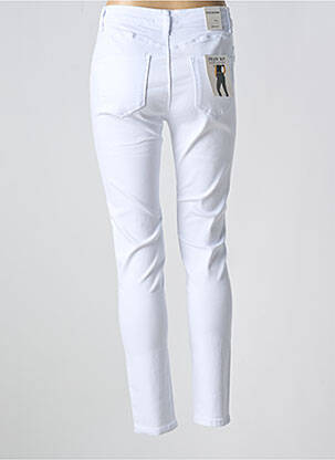 Jeans coupe slim taille normale taille normale blanc ESTEE BROWN femme