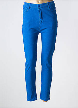 Jeans coupe slim taille normale taille normale bleu CHRISTY femme