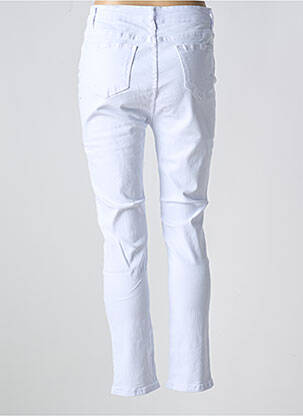 Jeans coupe slim taille normale taille normale blanc CHRISTY femme