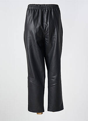 Pantalon 7/8 taille élastique taille normale noir VETISTYLE femme