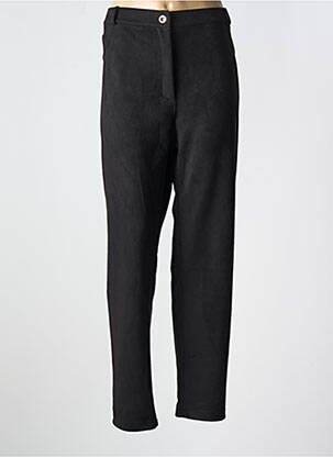 Pantalon droit stretch taille normale noir VETISTYLE femme