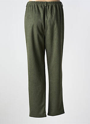 Pantalon droit stretch taille normale vert VETISTYLE femme