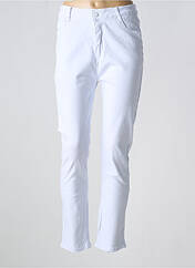 Jeans coupe slim blanc CHRISTY pour femme seconde vue