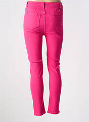 Jeans coupe slim rose CHRISTY pour femme seconde vue