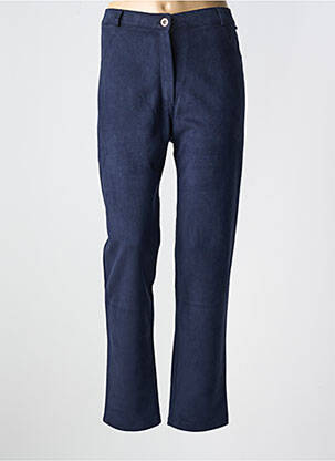 Pantalon droit bleu VETISTYLE pour femme