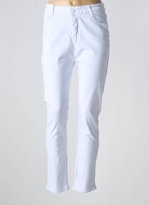 Jeans coupe slim blanc CHRISTY pour femme