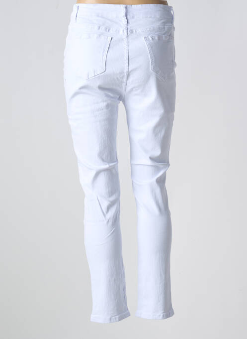 Jeans coupe slim blanc CHRISTY pour femme
