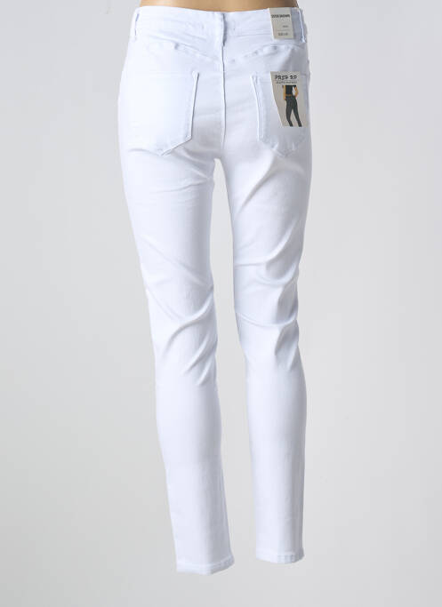 Jeans coupe slim blanc ESTEE BROWN femme
