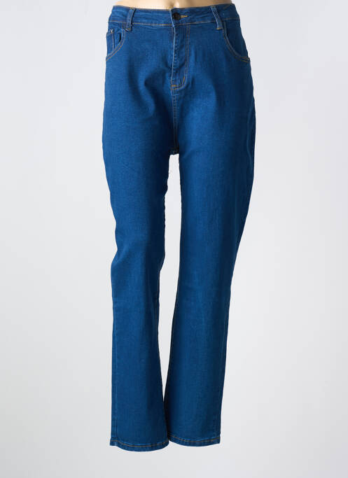 Jeans coupe slim bleu POMME ROUGE pour femme