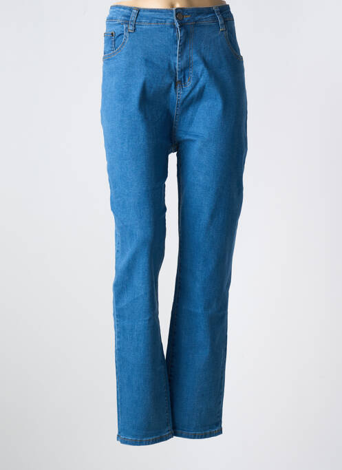 Jeans coupe slim bleu clair POMME ROUGE pour femme