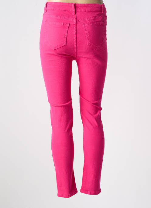 Jeans coupe slim rose CHRISTY pour femme
