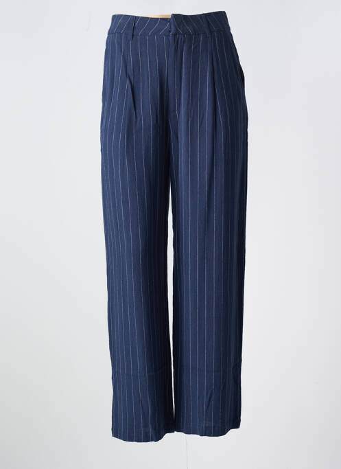 Pantalon droit bleu KILKY pour femme