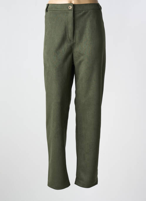 Pantalon droit vert VETISTYLE pour femme