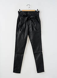 Pantalon slim taille élastique taille normale noir R.DISPLAY femme