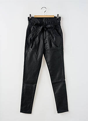 Pantalon slim taille élastique taille normale noir R.DISPLAY femme