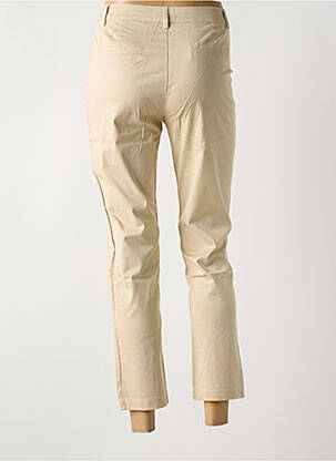 Pantalon 7/8 stretch taille normale beige ONADO femme