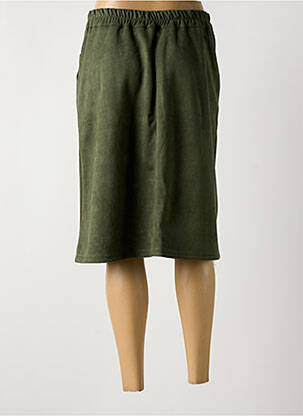 Jupe mi-longue stretch vert VETISTYLE femme