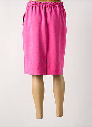 Jupe mi-longue coupe droite rose VETISTYLE femme