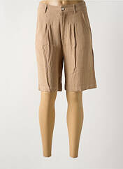 Bermuda marron KY CREATION pour femme seconde vue