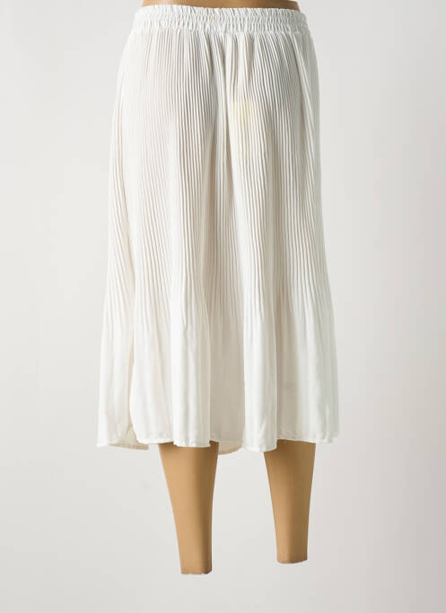Jupe mi-longue blanc CHRISTY pour femme