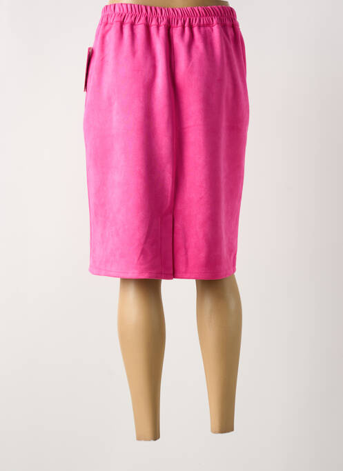 Jupe mi-longue rose VETISTYLE pour femme
