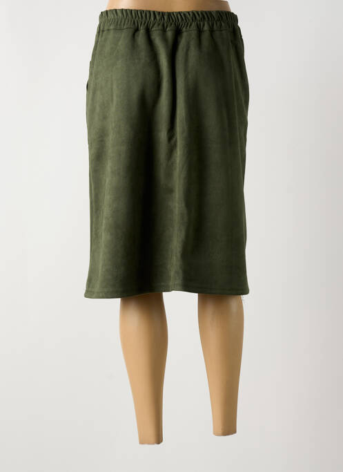 Jupe mi-longue vert VETISTYLE pour femme