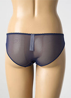 Culotte tissage dentelle bleu MRMISS STUDIO femme