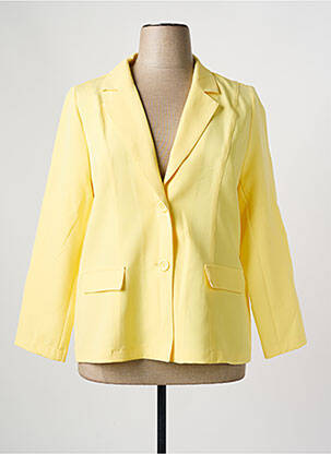 Blazer coupe cintrée jaune VETISTYLE femme