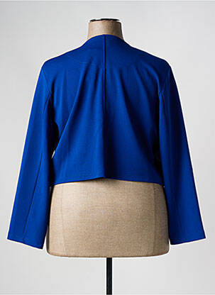 Veste casual col rond bleu VETISTYLE femme