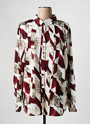 Chemisier rouge CHRISTY pour femme