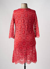 Robe mi-longue rouge VETISTYLE pour femme seconde vue