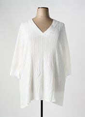 Tunique manches longues blanc 2W PARIS pour femme seconde vue