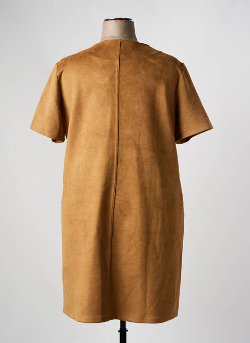 Robe mi-longue marron VETISTYLE pour femme