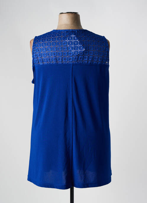Top bleu 2W PARIS pour femme