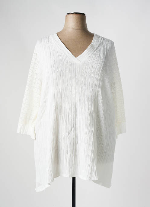 Tunique manches longues blanc 2W PARIS pour femme