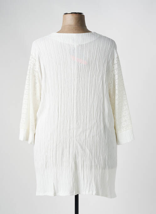 Tunique manches longues blanc 2W PARIS pour femme