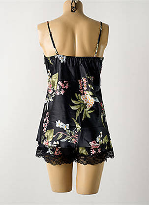 Pyjashort fines bretelles noir COOTAIYA femme