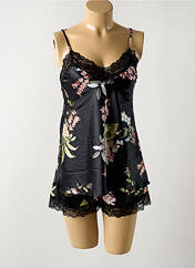 Pyjashort noir COOTAIYA pour femme seconde vue