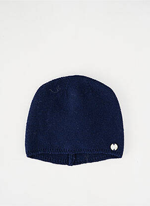 Bonnet bleu fonce PAZ RODRIGUEZ pour garçon