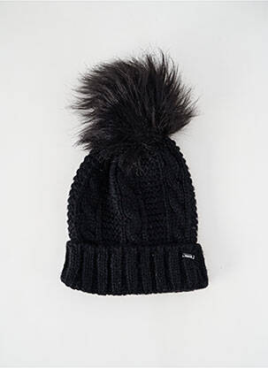 Bonnet maille grosse maille noir MAYORAL fille