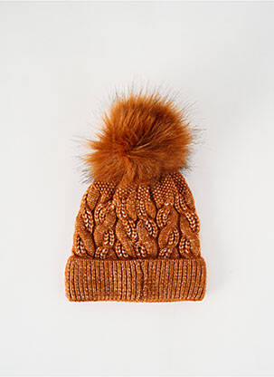 Bonnet maille grosse maille marron MAYORAL enfant