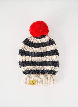 Bonnet maille grosse maille gris BOBO CHOSES garçon
