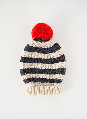 Bonnet maille grosse maille gris BOBO CHOSES garçon