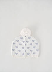 Bonnet blanc BOBOLI pour fille seconde vue