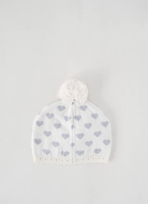 Bonnet blanc BOBOLI pour fille