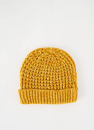 Bonnet maille grosse maille jaune MAYORAL enfant