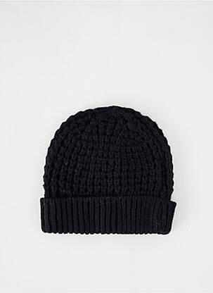 Bonnet maille grosse maille noir MAYORAL enfant