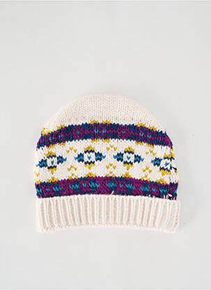 Bonnet imprimé fantaisie beige LOUISE MISHA fille