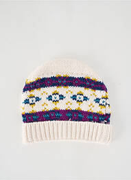 Bonnet maille grosse maille beige LOUISE MISHA fille